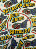 Bomber Anchor Sticker