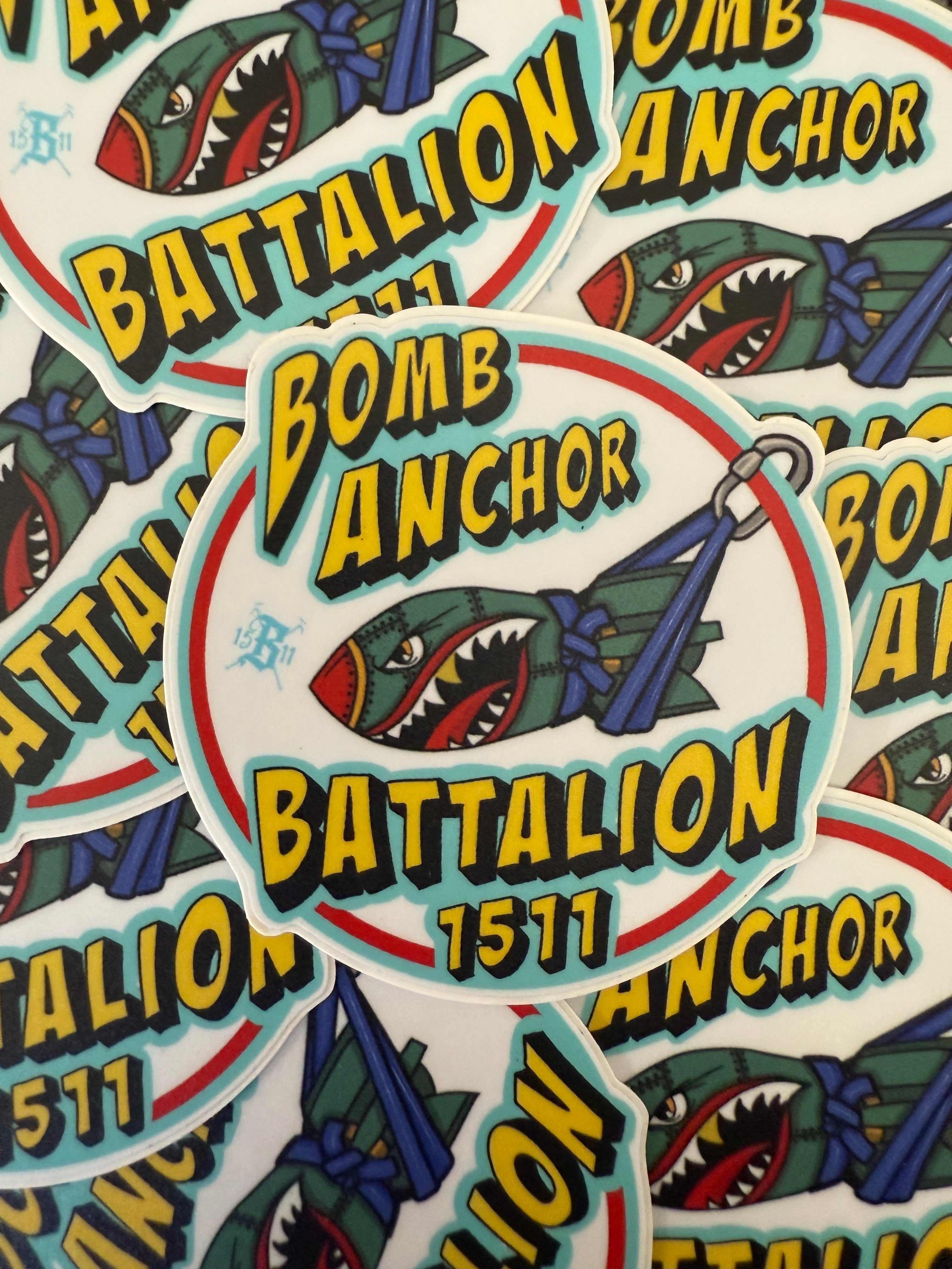 Bomber Anchor Sticker