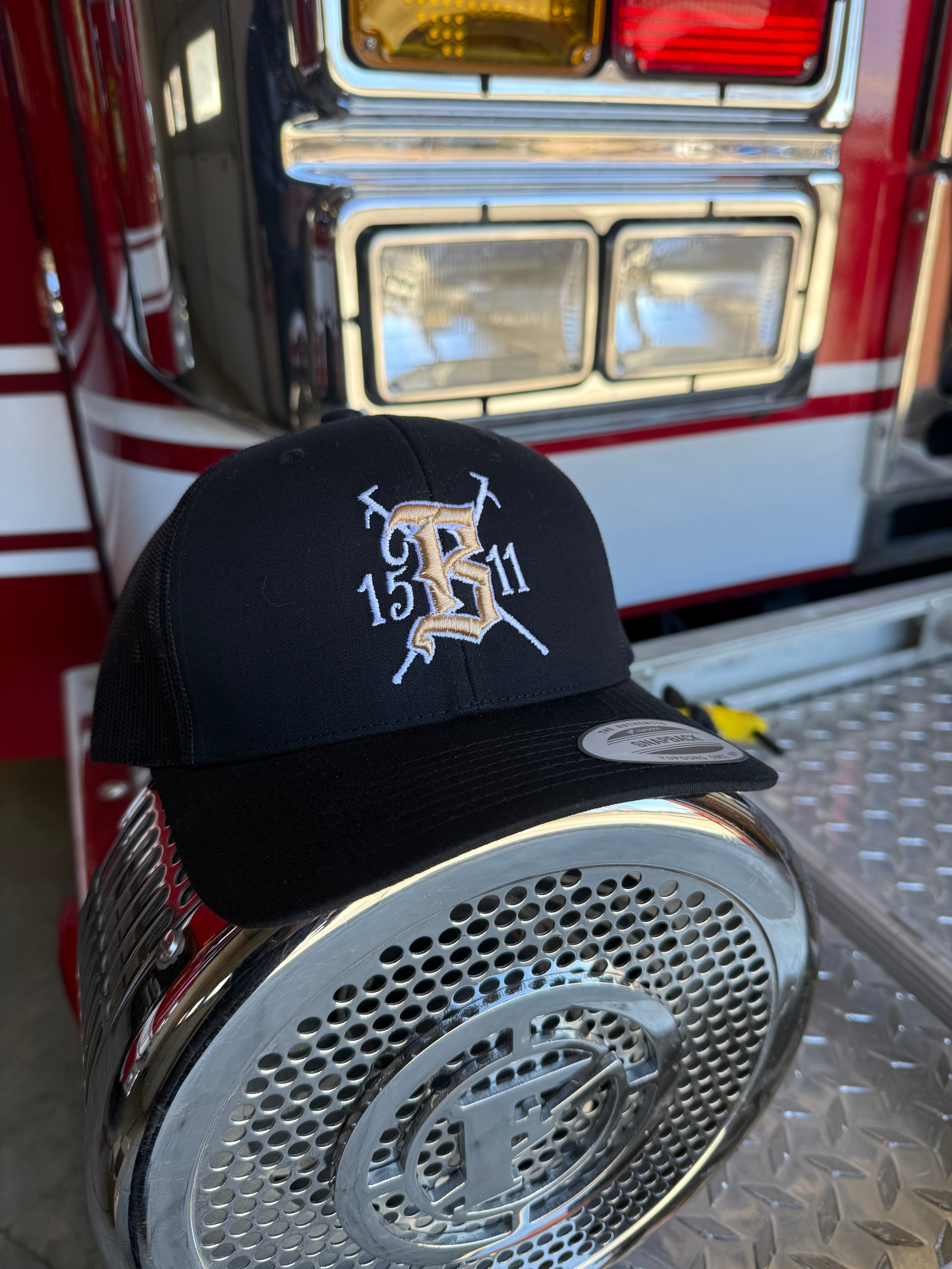 Yupoong 6606 Retro Battalion 1511 3D logo