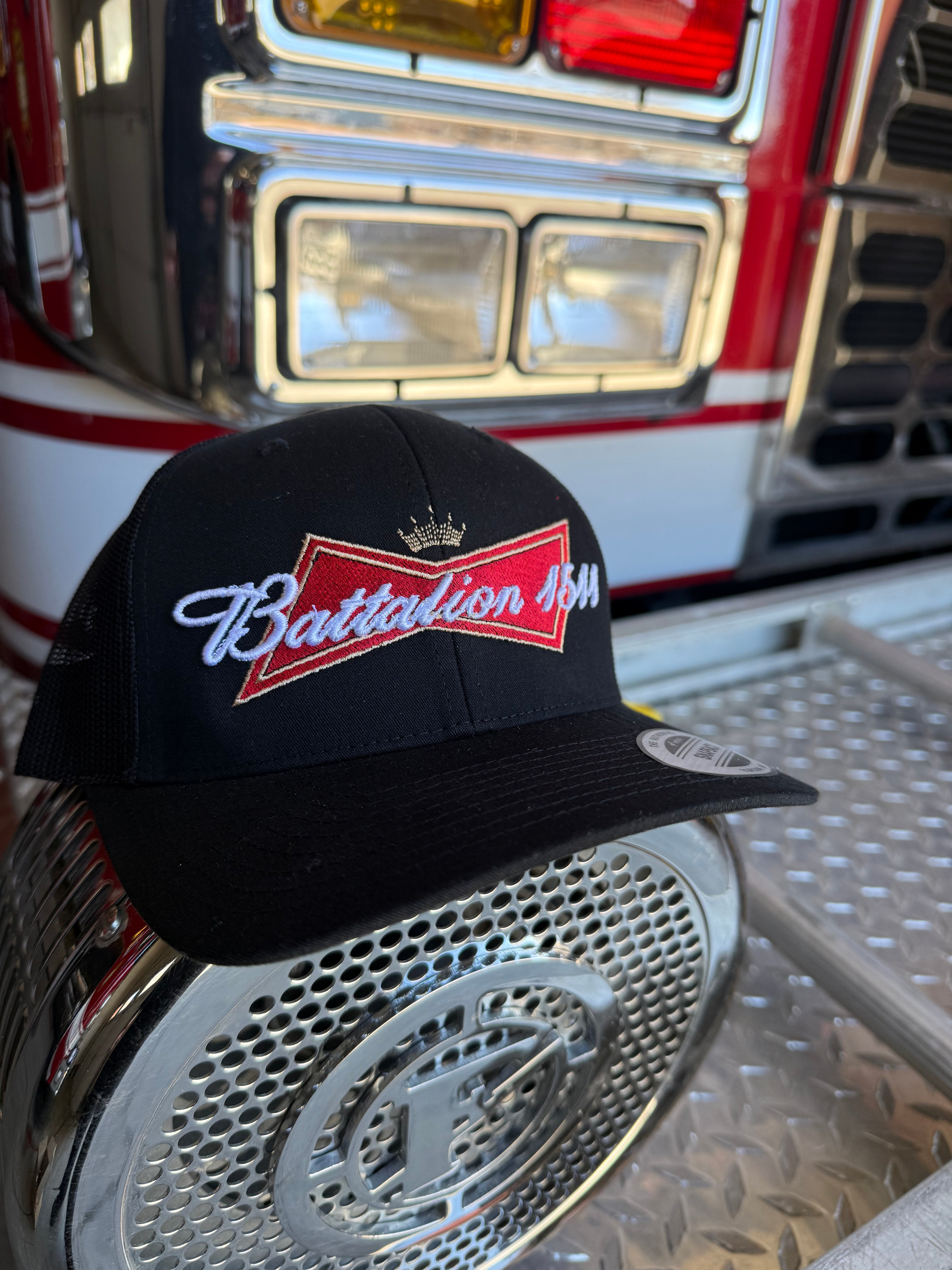 Yupoong 6606 Retro Battalion 1511 3D logo