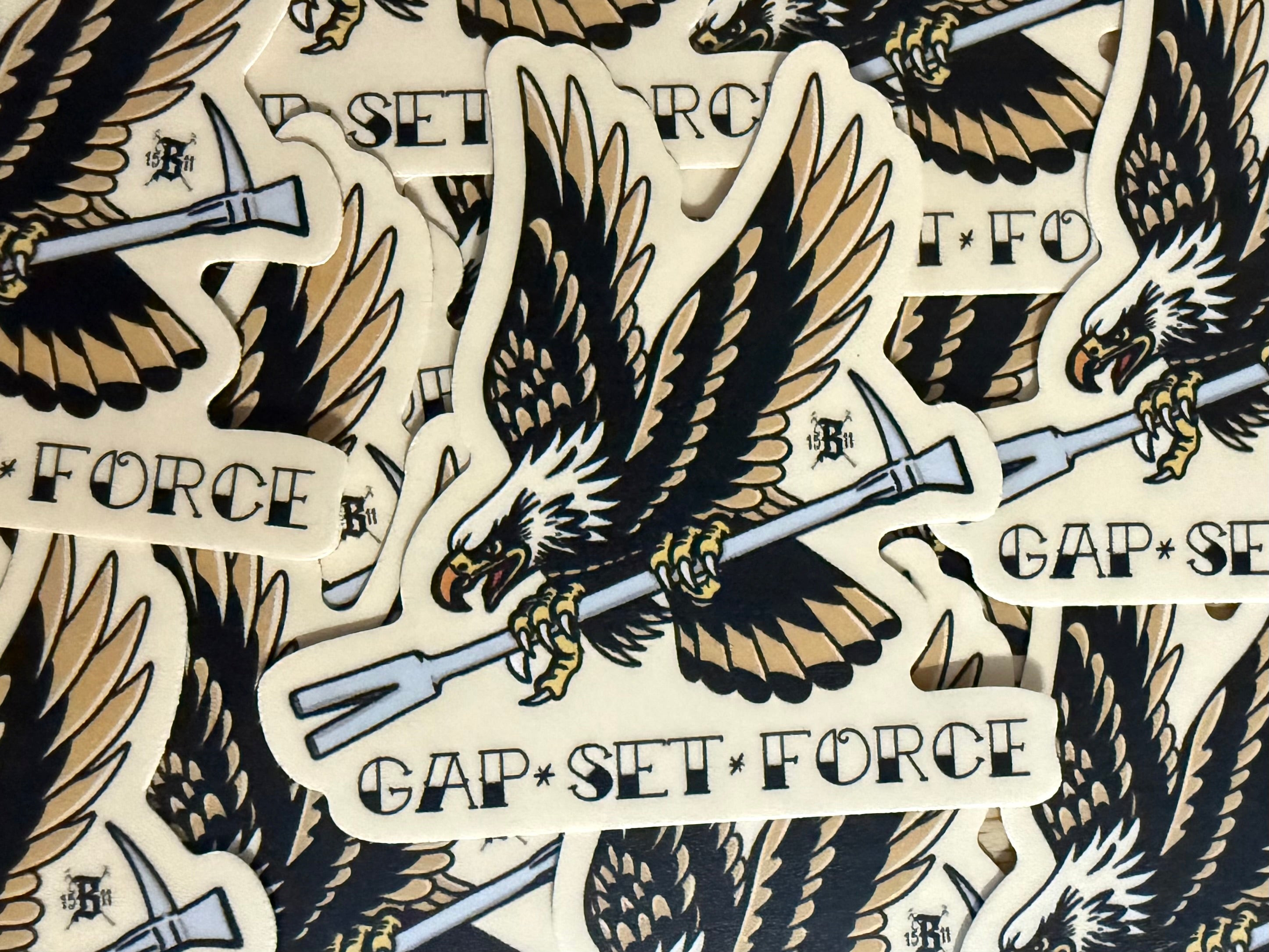 GAP—SET—FORCE Sticker